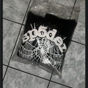 Black and White Spider Graphic Hoodie
